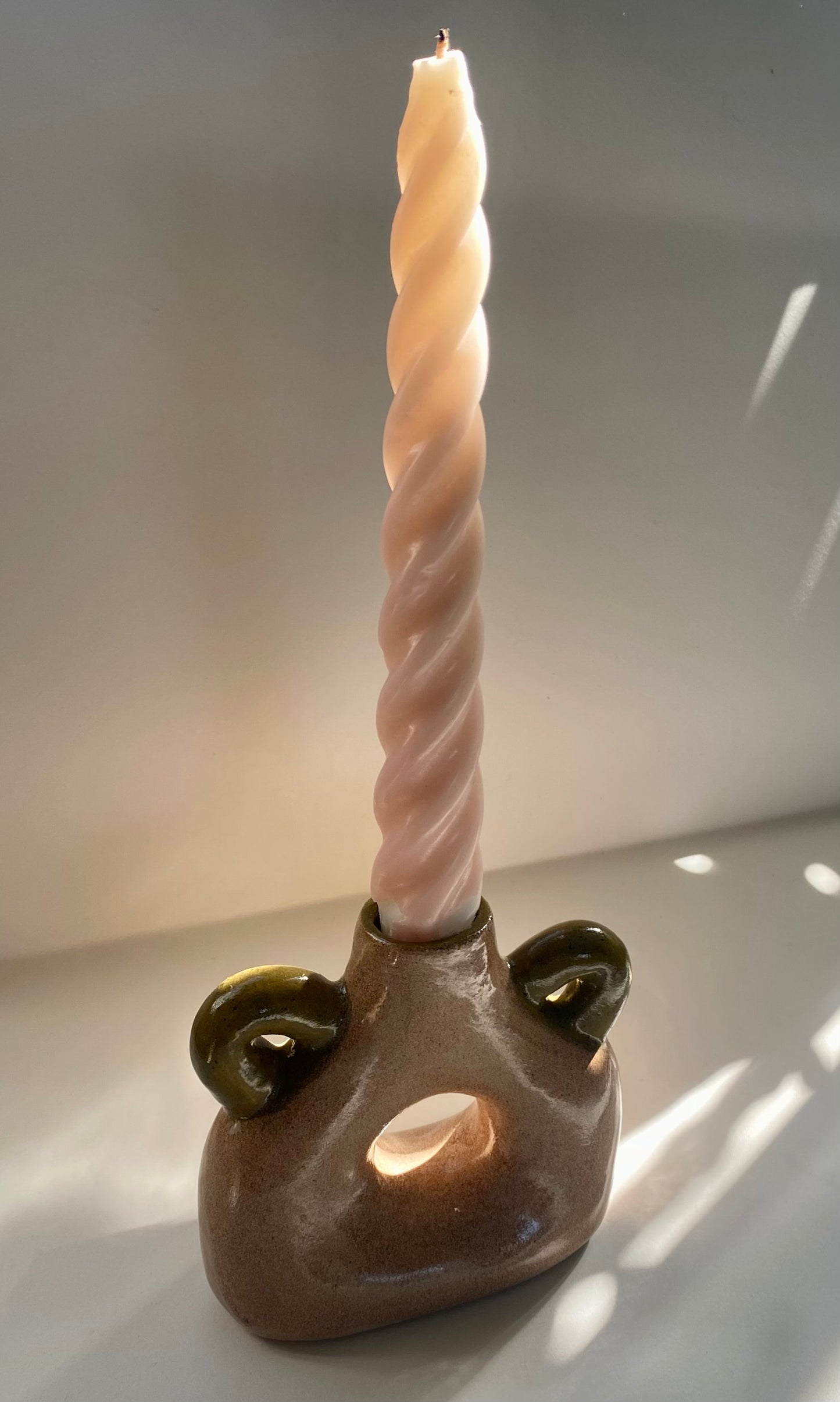 Sandy Candle Holder
