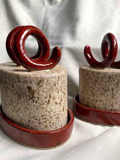 Spiral Butter Dishes