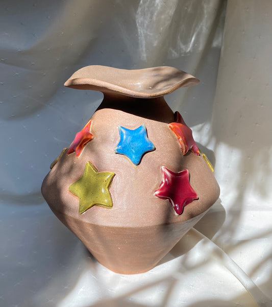 Glaze Test Star Pot